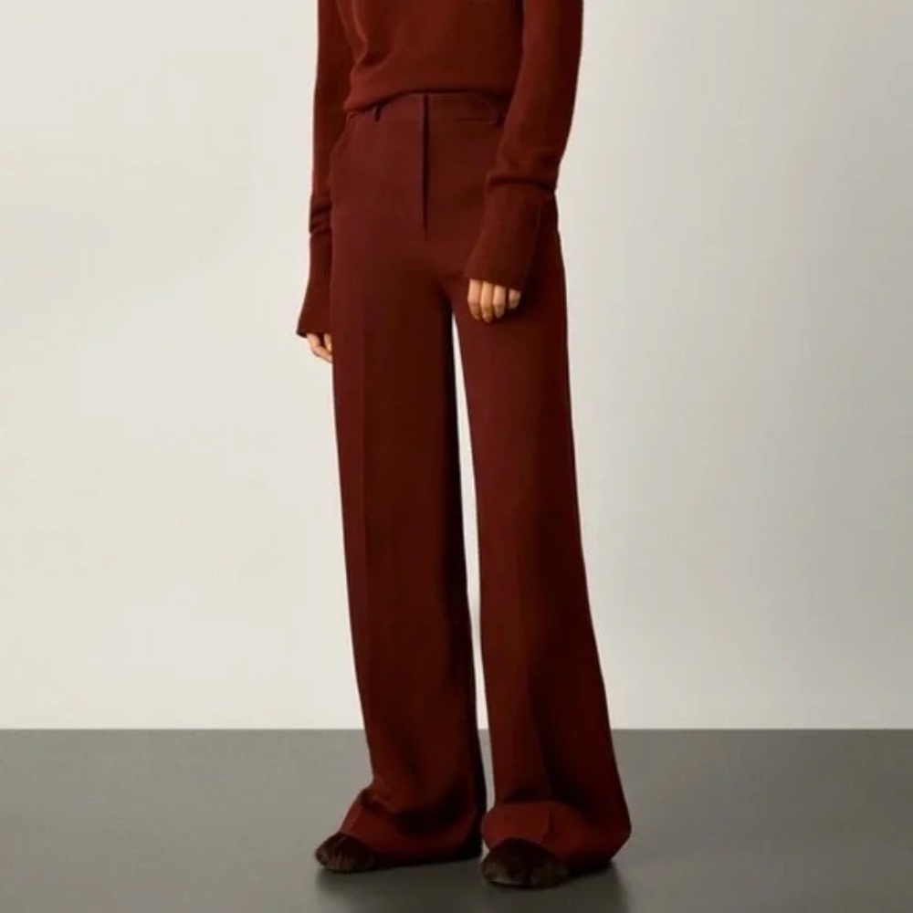 JOSEPH Alana Silk Crepe Trousers